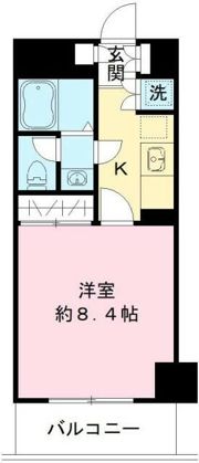 コーポ芝公園の間取り画像