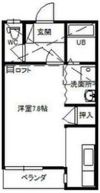 モリハイツNo.2の間取り画像