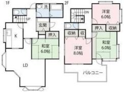 大野邸の間取り画像