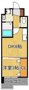 ギャラン折尾の間取り画像