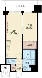 グランカーサ新大阪SOUTHの間取り画像