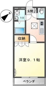 T・Yハイツ一号の間取り画像