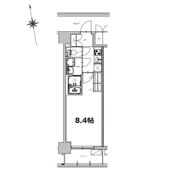S-RESIDENCE今池beleta(ベレータ)の間取り画像