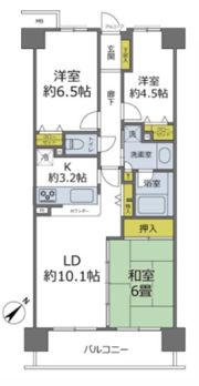 コスモ朝霞台駅前の間取り画像