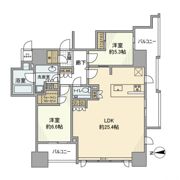 クラッシィハウス大手町ザ・スイートの間取り画像