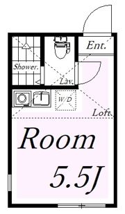 ユナイト星川ポーリングの間取り画像
