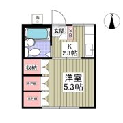 YUハイムB棟の間取り画像