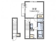 レオネクストAkiの間取り画像