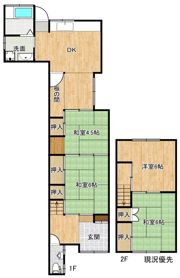 中原貸家の間取り画像