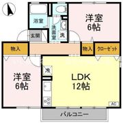 ファミール河野 C棟の間取り画像