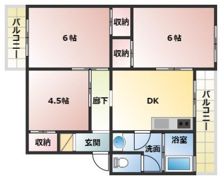 OASIS横田の間取り画像