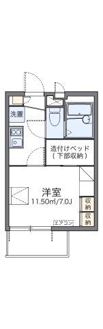 レオパレスBLUE NOTEの間取り画像