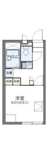 レオパレスシャトルKの間取り画像