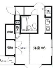カームコーポラスの間取り画像