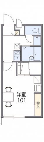 レオパレスエスペランサ21の間取り画像