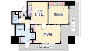 アスタピア新長田エスタプレシオスの間取り画像