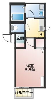 ClairーS（クレア エス）の間取り画像