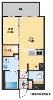 フロンティアききつⅢの間取り画像