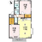 ラファエル Ⅱの間取り画像