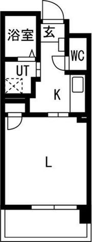 KマンションつるまいⅡの間取り画像