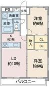 レージュ桔梗平の間取り画像