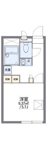 レオパレスイーストⅢの間取り画像