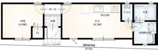 グランソフィア内野本郷の間取り画像