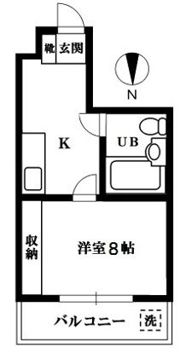 ベルメゾンヤスダの間取り画像