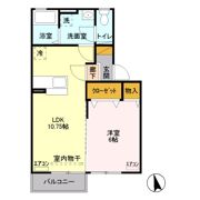 ボルテージの間取り画像