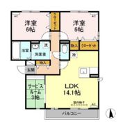 Welsh Villa Ⅱ棟の間取り画像