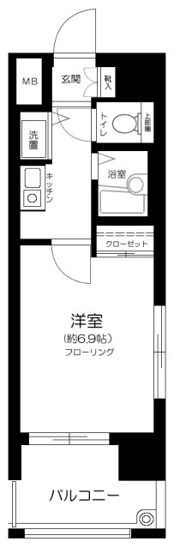 ヴィア・シテラ赤坂の間取り画像