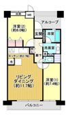 D＇グラフォート福山606号室の間取り画像