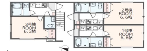 アザーレ・パッシオ大口Aの間取り画像