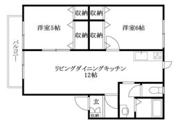 コスモクリアD棟の間取り画像