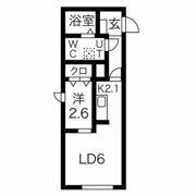 メリディアン国見駅前四番館の間取り画像