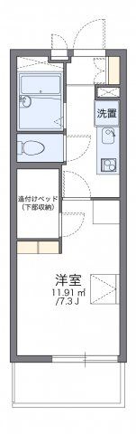 レオパレスシャルメの間取り画像