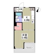 リバービレッヂMの間取り画像