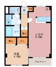 ラフォーレ1号館の間取り画像