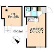 レーヴ西横浜の間取り画像