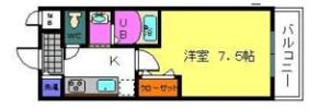 シャルマンフジ天神橋リバーサイドの間取り画像