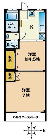 メゾンリーヴルの間取り画像
