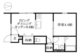 ボン・プレサージュ郡中の間取り画像