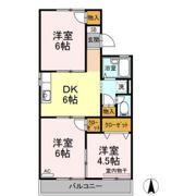 サンハイツ いたの A棟の間取り画像