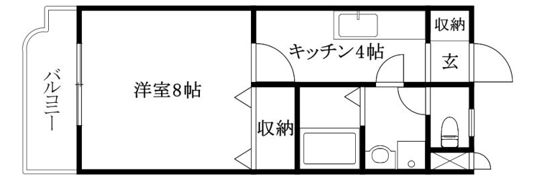 ジュネスミトモの間取り画像