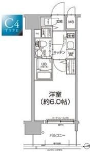 エスリード京橋桜ノ宮公園の間取り画像