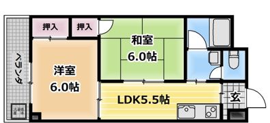 HWL庄内ハイツの間取り画像
