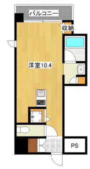 ディアグランデ難波東の間取り画像