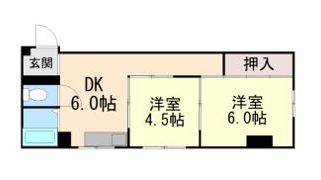 パレス上原の間取り画像