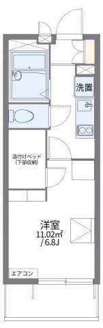 レオパレスエスティーハイムの間取り画像