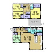 大府市北山町1丁目住宅の間取り画像